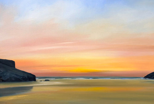 'Mawgan Porth Sunset'