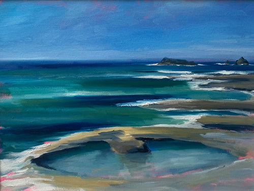 'The Rock Pool' - Original Oil Painting